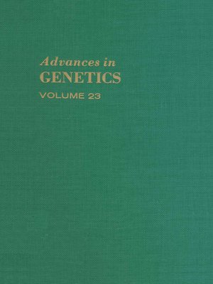 cover image of Advances in Genetics